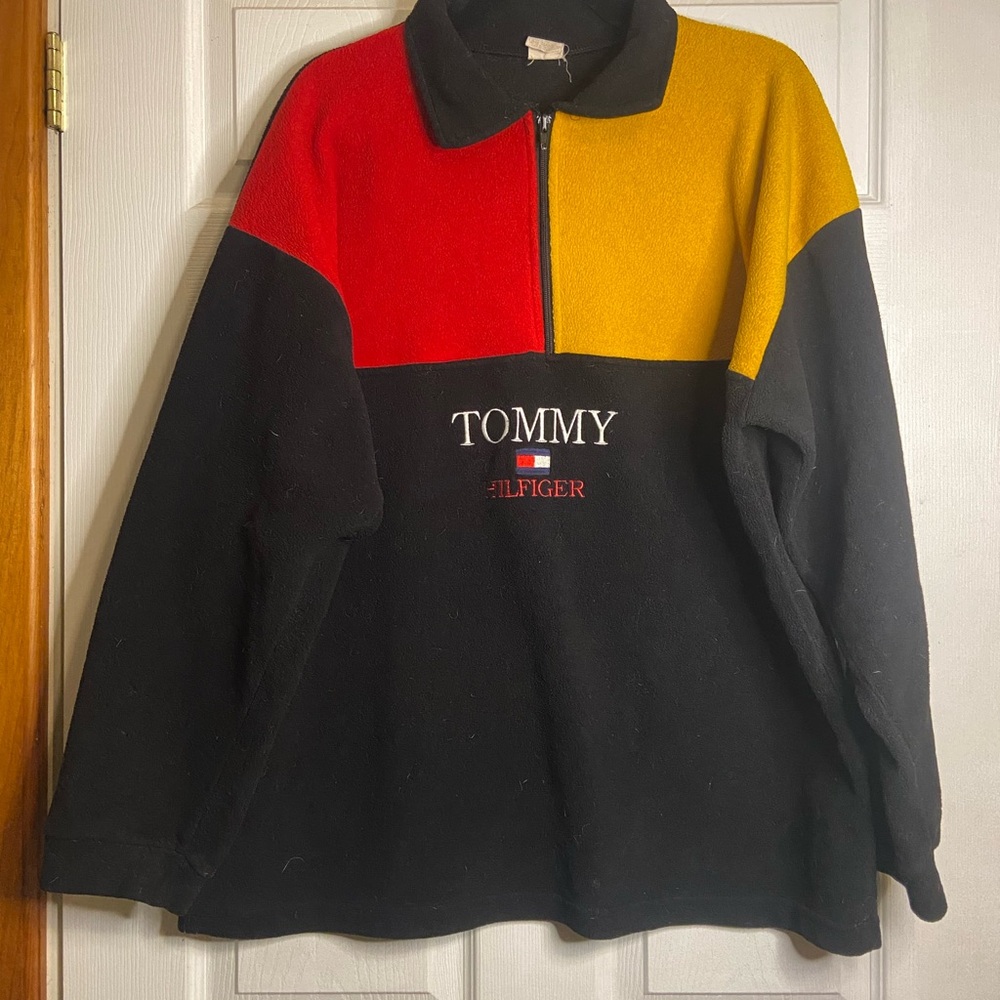 Tommy Hilfiger Vintage Men's Quarter Zip Sweater